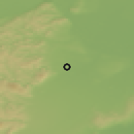 Shaded relief of the 50 km around Biedermannsdorf, drawn from the GMTED2010 grid