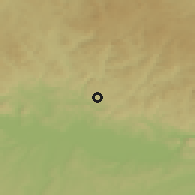 Shaded relief of the 50 km around Tragwein, drawn from the GMTED2010 grid