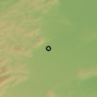 Shaded relief of the 50 km around Traiskirchen, drawn from the GMTED2010 grid