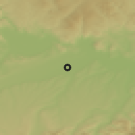 Shaded relief of the 50 km around Traun, drawn from the GMTED2010 grid