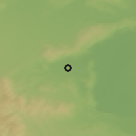 Shaded relief of the 50 km around Trausdorf an der Wulka, drawn from the GMTED2010 grid