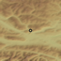 Shaded relief of the 51 km around Treffen am Ossiacher See, drawn from the GMTED2010 grid