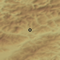 Shaded relief of the 51 km around Trofaiach, drawn from the GMTED2010 grid