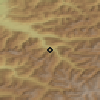 Shaded relief of the 51 km around Tschagguns, drawn from the GMTED2010 grid