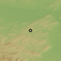 Shaded relief of the 50 km around Tullnerbach, drawn from the GMTED2010 grid