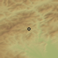 Shaded relief of the 51 km around Übelbach, drawn from the GMTED2010 grid