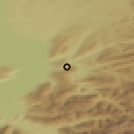 Shaded relief of the 51 km around Alberschwende, drawn from the GMTED2010 grid