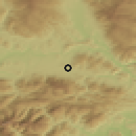 Shaded relief of the 51 km around Bleiburg, drawn from the GMTED2010 grid