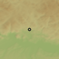 Shaded relief of the 50 km around Unterweitersdorf, drawn from the GMTED2010 grid