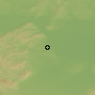 Shaded relief of the 50 km around Vienna, drawn from the GMTED2010 grid