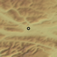 Shaded relief of the 51 km around Villach, drawn from the GMTED2010 grid