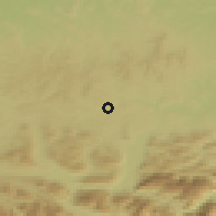 Shaded relief of the 50 km around Vöcklamarkt, drawn from the GMTED2010 grid