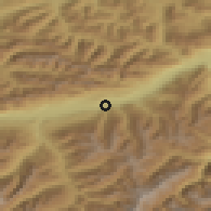 Shaded relief of the 51 km around Volders, drawn from the GMTED2010 grid