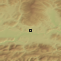 Shaded relief of the 51 km around Völkermarkt, drawn from the GMTED2010 grid