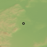 Shaded relief of the 50 km around Vösendorf, drawn from the GMTED2010 grid