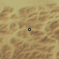Shaded relief of the 51 km around Waidring, drawn from the GMTED2010 grid