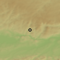 Shaded relief of the 50 km around Waldhausen im Strudengau, drawn from the GMTED2010 grid