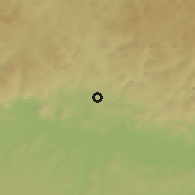 Shaded relief of the 50 km around Wartberg ob der Aist, drawn from the GMTED2010 grid