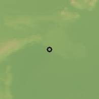 Shaded relief of the 50 km around Weiden am See, drawn from the GMTED2010 grid