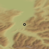 Shaded relief of the 51 km around Weiler, drawn from the GMTED2010 grid