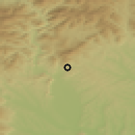 Shaded relief of the 51 km around Weinitzen, drawn from the GMTED2010 grid