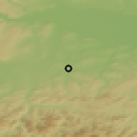 Shaded relief of the 50 km around Böheimkirchen, drawn from the GMTED2010 grid