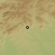 Shaded relief of the 51 km around Weiz, drawn from the GMTED2010 grid