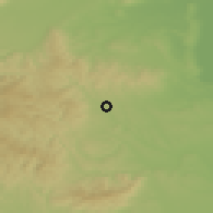 Shaded relief of the 51 km around Weppersdorf, drawn from the GMTED2010 grid