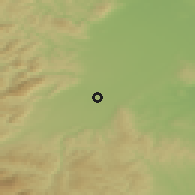 Shaded relief of the 50 km around Wiener Neustadt, drawn from the GMTED2010 grid