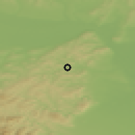 Shaded relief of the 50 km around Wienerwald, drawn from the GMTED2010 grid