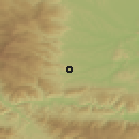 Shaded relief of the 51 km around Wies, drawn from the GMTED2010 grid