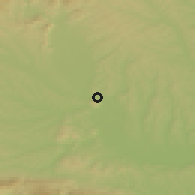 Shaded relief of the 51 km around Wildon, drawn from the GMTED2010 grid