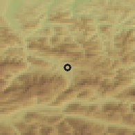 Shaded relief of the 50 km around Windischgarsten, drawn from the GMTED2010 grid
