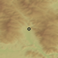 Shaded relief of the 51 km around Wolfsberg, drawn from the GMTED2010 grid