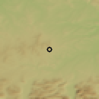 Shaded relief of the 50 km around Wolfsegg am Hausruck, drawn from the GMTED2010 grid