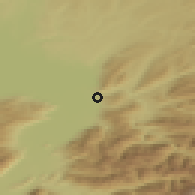 Shaded relief of the 51 km around Wolfurt, drawn from the GMTED2010 grid