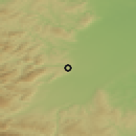 Shaded relief of the 50 km around Wöllersdorf-Steinabrückl, drawn from the GMTED2010 grid