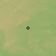 Shaded relief of the 50 km around Zellerndorf, drawn from the GMTED2010 grid