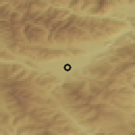 Shaded relief of the 51 km around Zeltweg, drawn from the GMTED2010 grid