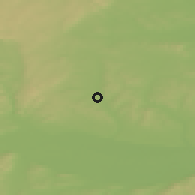 Shaded relief of the 50 km around Ziersdorf, drawn from the GMTED2010 grid