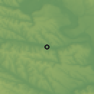 Shaded relief of the 51 km around Anenii Noi, drawn from the GMTED2010 grid