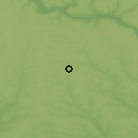 Shaded relief of the 50 km around Donduşeni, drawn from the GMTED2010 grid