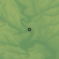 Shaded relief of the 51 km around Dubăsari, drawn from the GMTED2010 grid