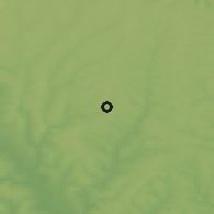 Shaded relief of the 50 km around Edineţ, drawn from the GMTED2010 grid