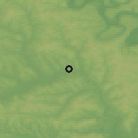 Shaded relief of the 50 km around Floreşti, drawn from the GMTED2010 grid