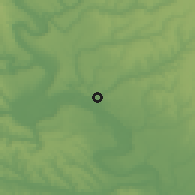 Shaded relief of the 51 km around Grigoriopol, drawn from the GMTED2010 grid