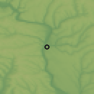 Shaded relief of the 50 km around Rîbniţa, drawn from the GMTED2010 grid