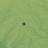 Shaded relief of the 50 km around Rîşcani, drawn from the GMTED2010 grid