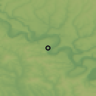 Shaded relief of the 50 km around Soroca, drawn from the GMTED2010 grid