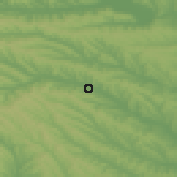 Shaded relief of the 51 km around Străşeni, drawn from the GMTED2010 grid